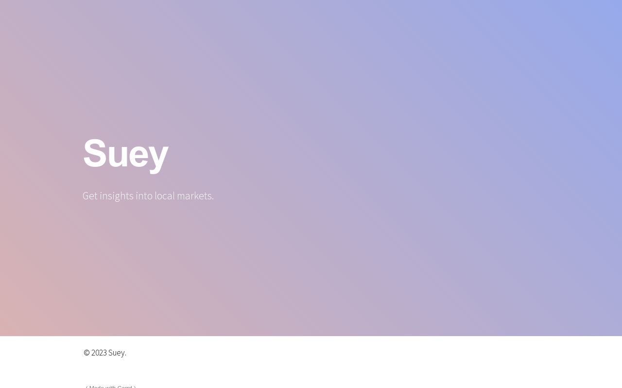 Carrd profile picture for @suey